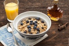 Granola with Blueberries