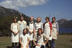 Jordan Pond House kitchen staff 1977