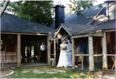 Wedding at Jordan Pond House, 1977