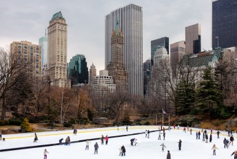 Ice Skating in Central Park